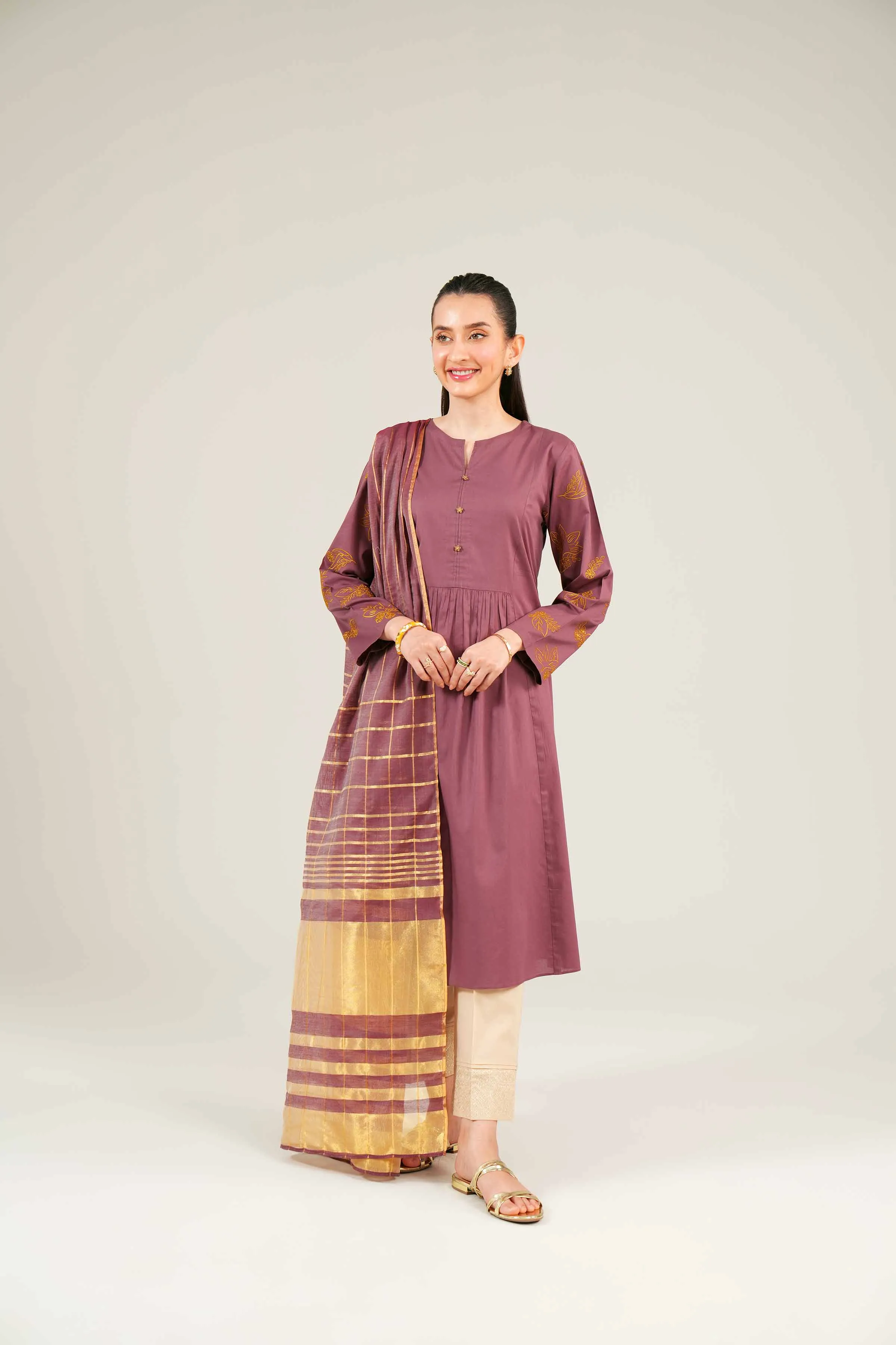 2 Piece - Embroidered Suit - PE24-83