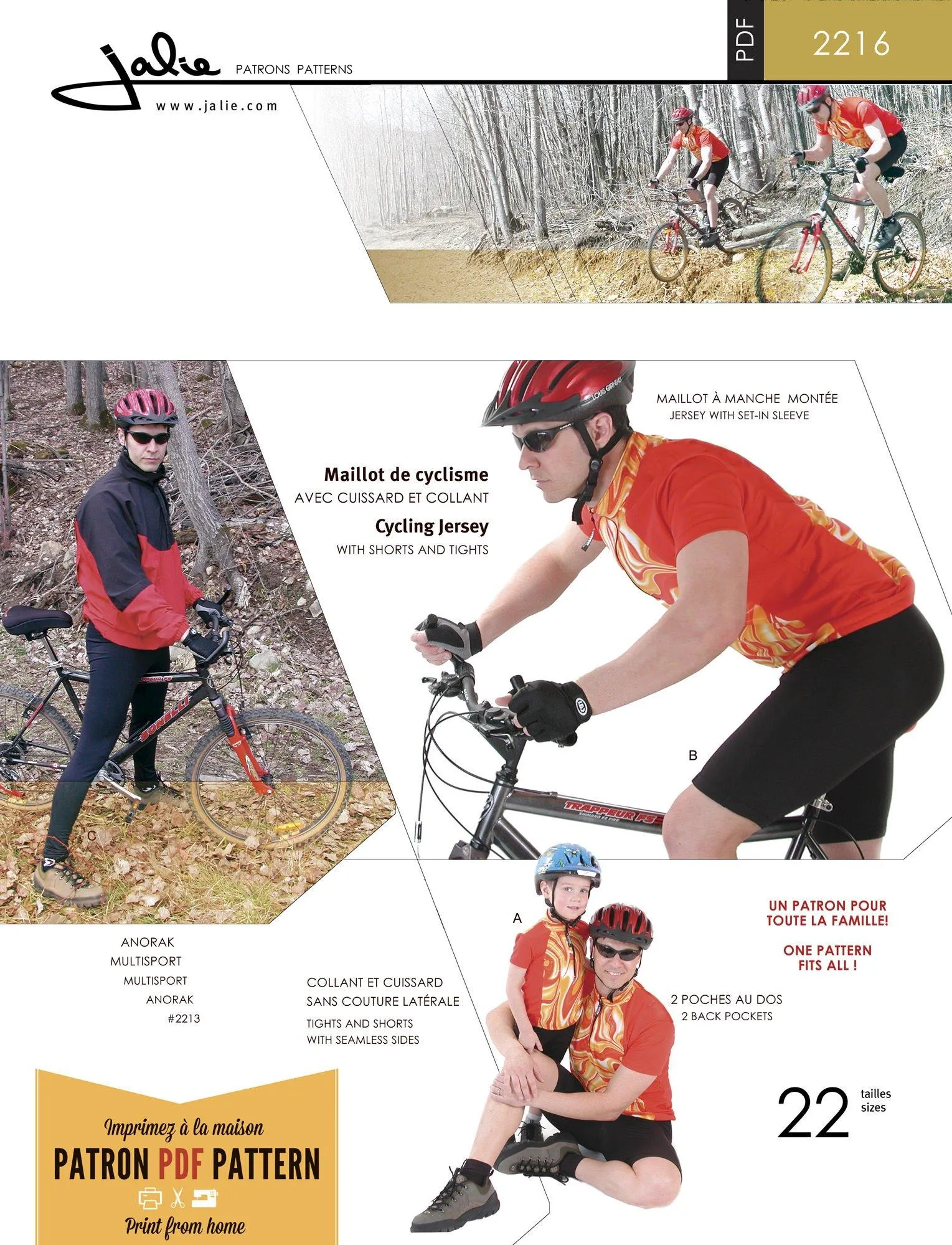2216 // Cycling Jersey, Shorts and Tights