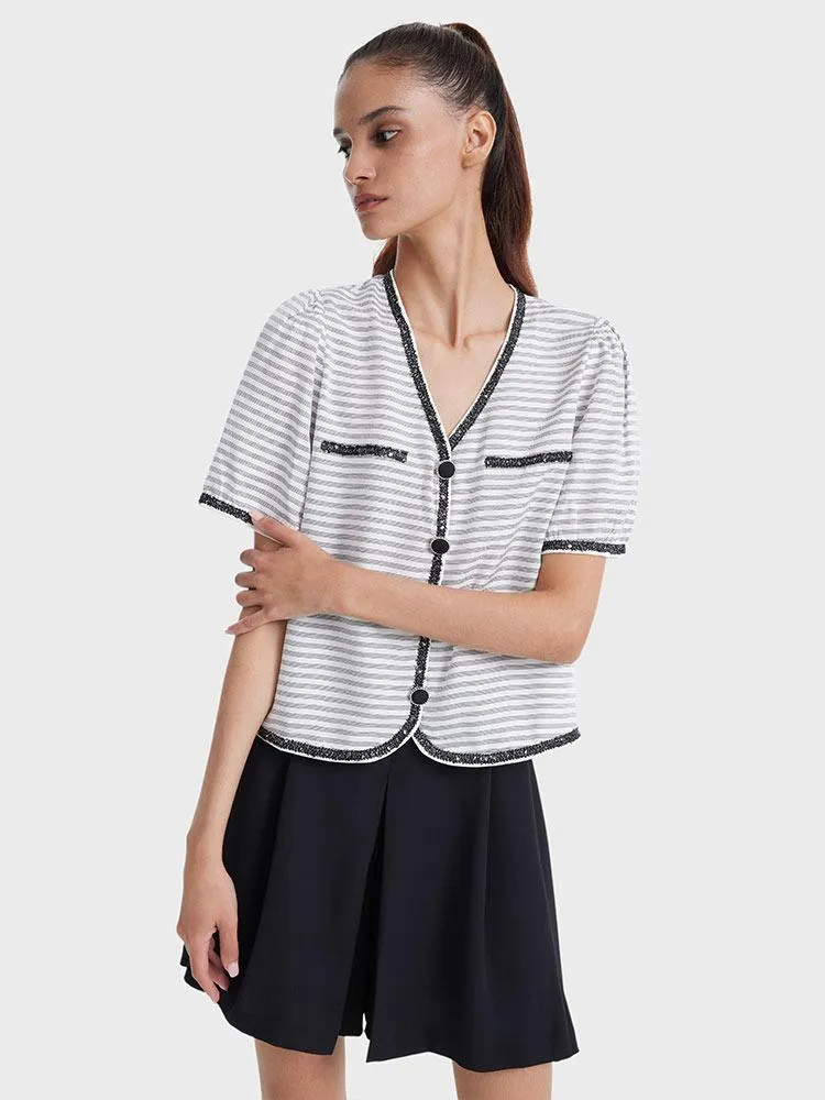 Acetate Cellulose Two-Piece Suit Ok