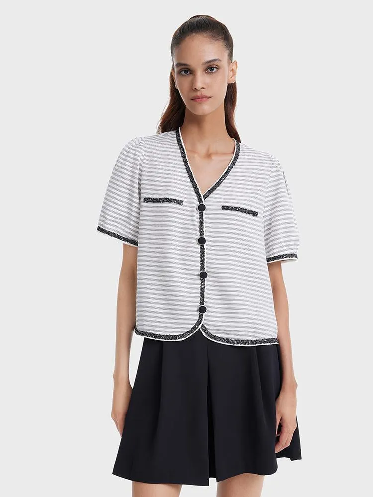Acetate Cellulose Two-Piece Suit Ok