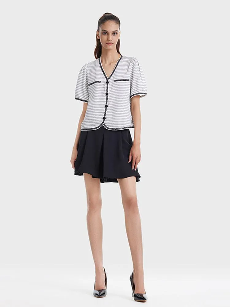 Acetate Cellulose Two-Piece Suit Ok