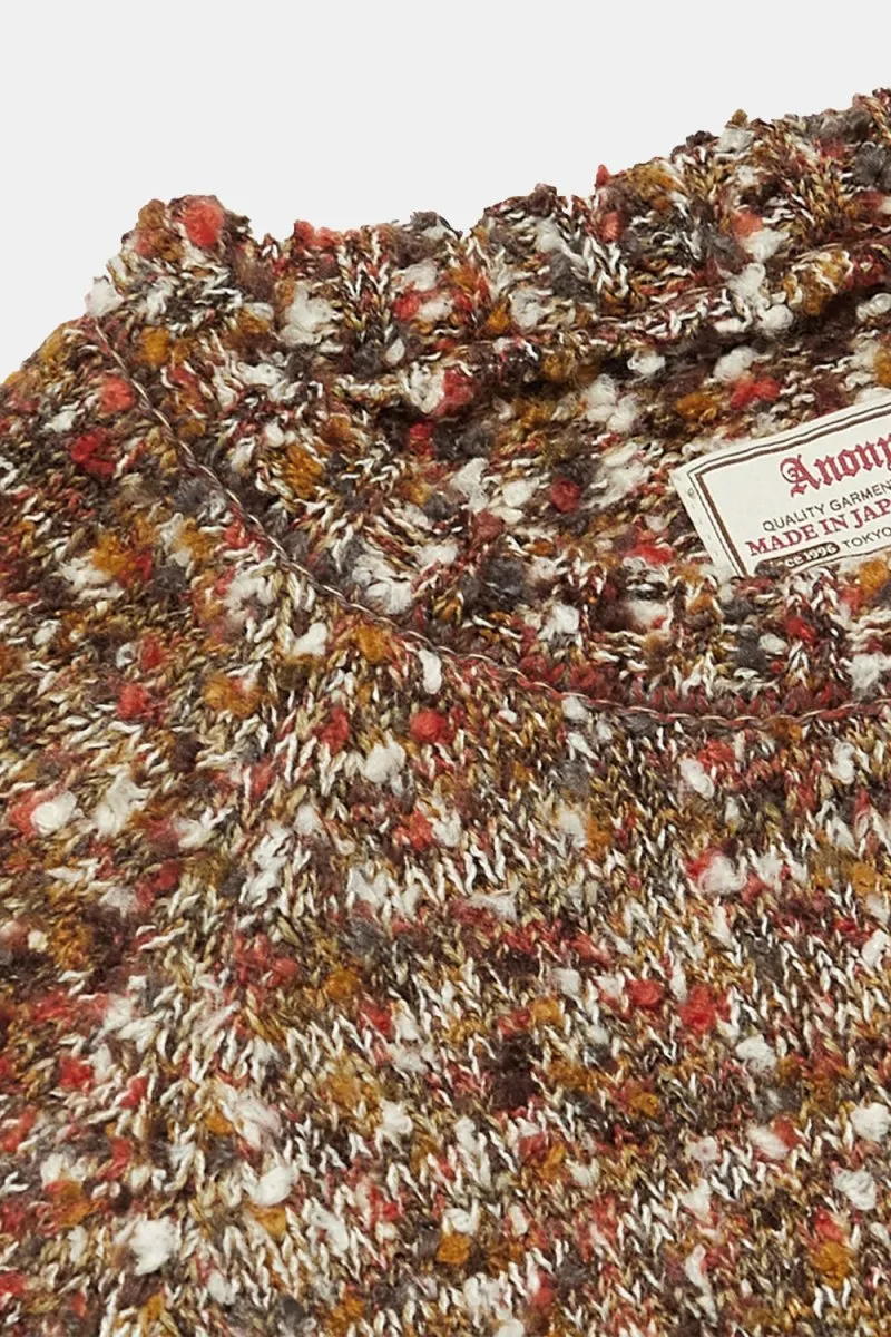 Anonymous Ism Slub Crew Neck Knit (Orange)
