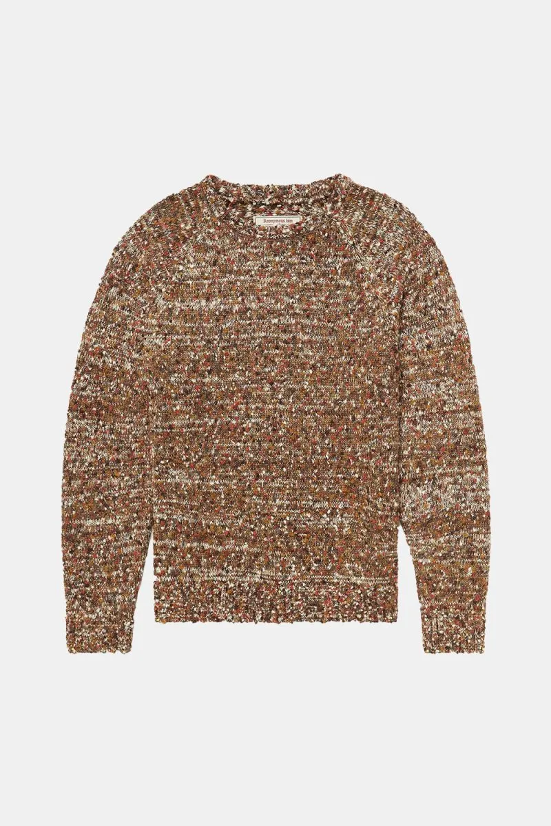 Anonymous Ism Slub Crew Neck Knit (Orange)