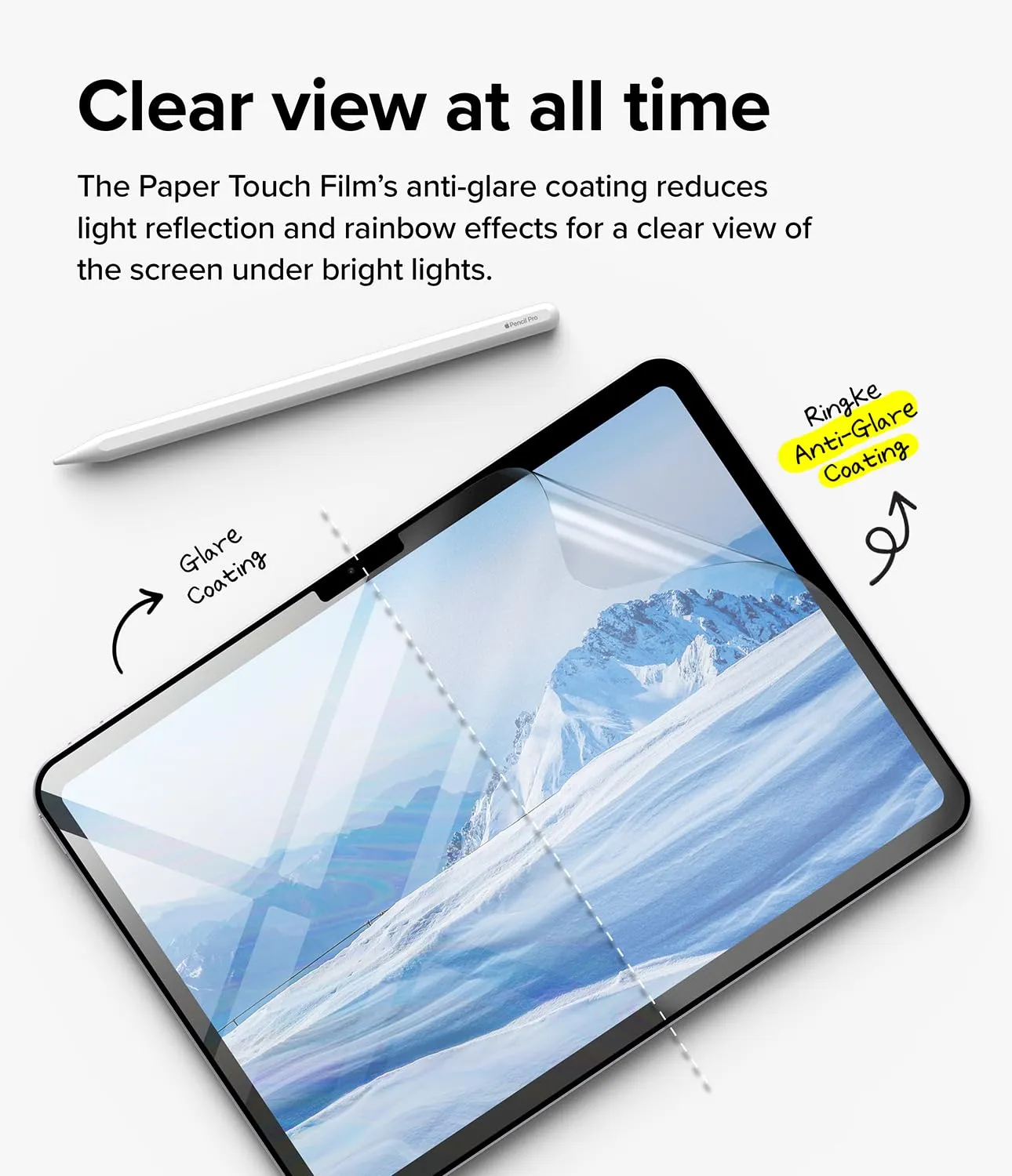 Apple iPad Air 13 inch M2, 2024  | Anti-Glare Matte Film Screen Protector - 2 Pack