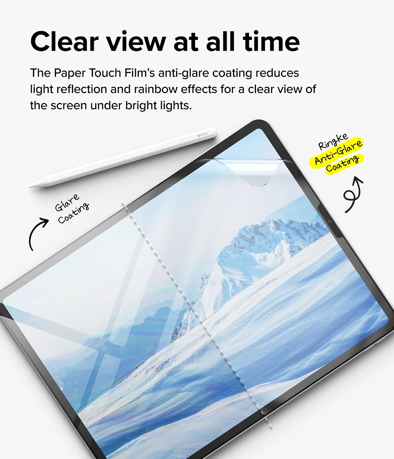 Apple iPad Pro 13 inch M4, 2024 |Anti-Glare Matte Film Screen Protector - 2 Pack