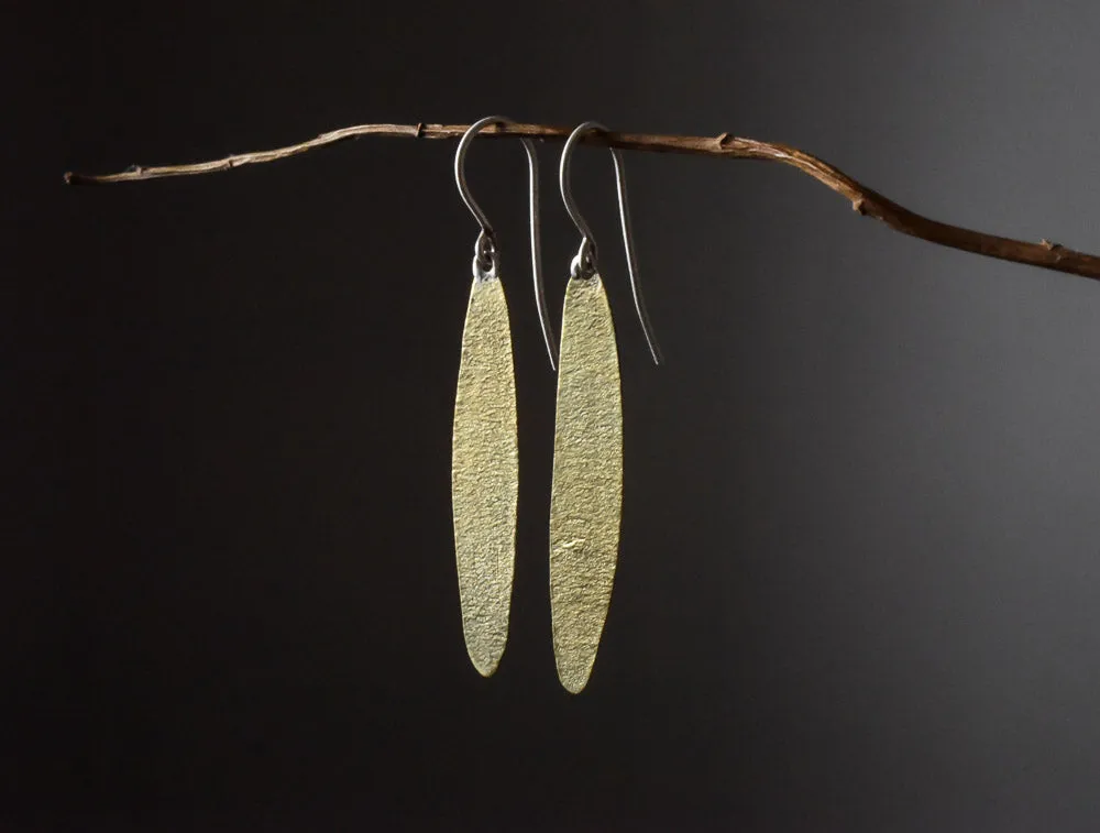 Autumn Leaf Earrings, Handmade Jewelry by Kathi Roussel