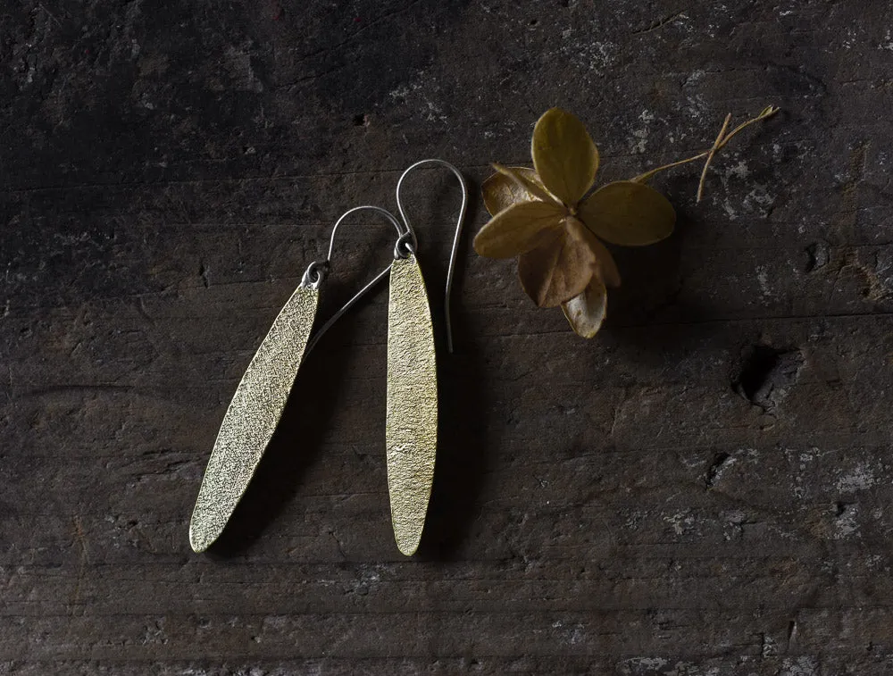 Autumn Leaf Earrings, Handmade Jewelry by Kathi Roussel