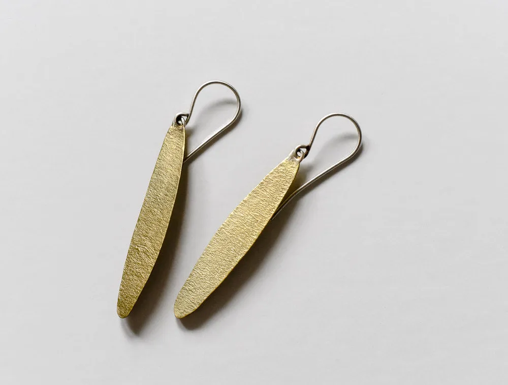Autumn Leaf Earrings, Handmade Jewelry by Kathi Roussel