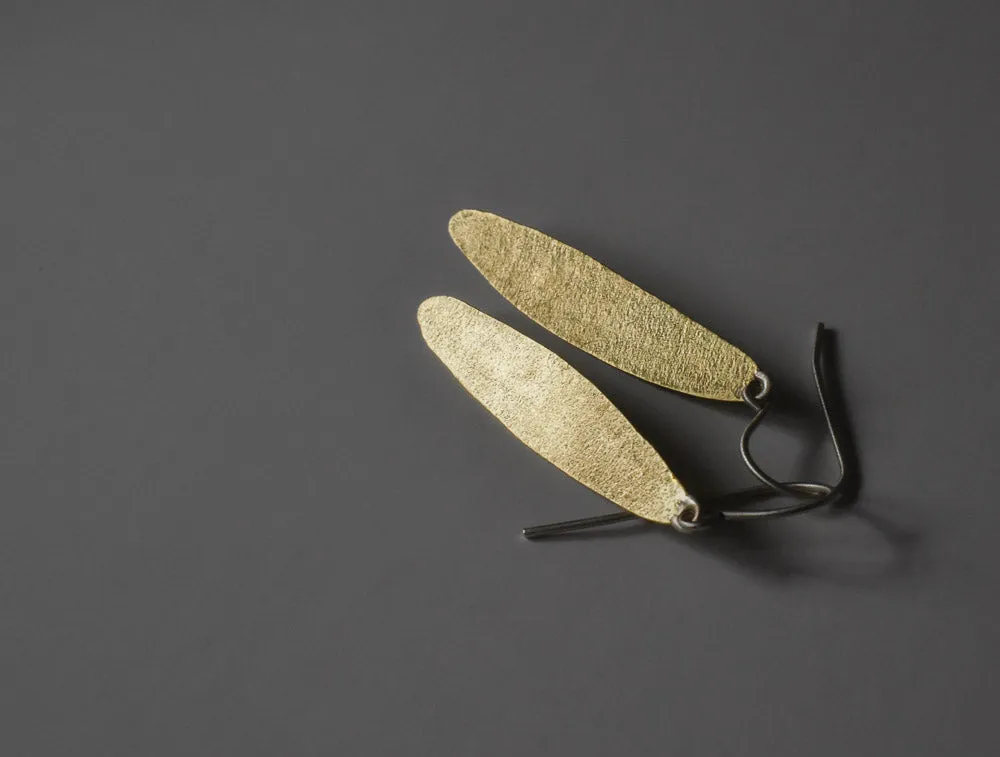 Autumn Leaf Earrings, Handmade Jewelry by Kathi Roussel