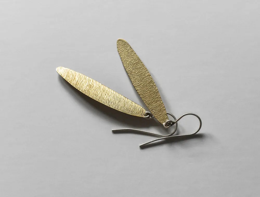 Autumn Leaf Earrings, Handmade Jewelry by Kathi Roussel