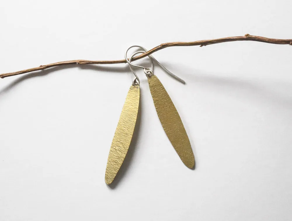 Autumn Leaf Earrings, Handmade Jewelry by Kathi Roussel