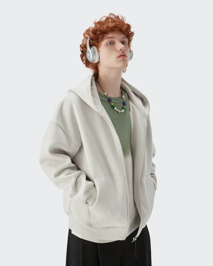 Blank Zip Hoodie