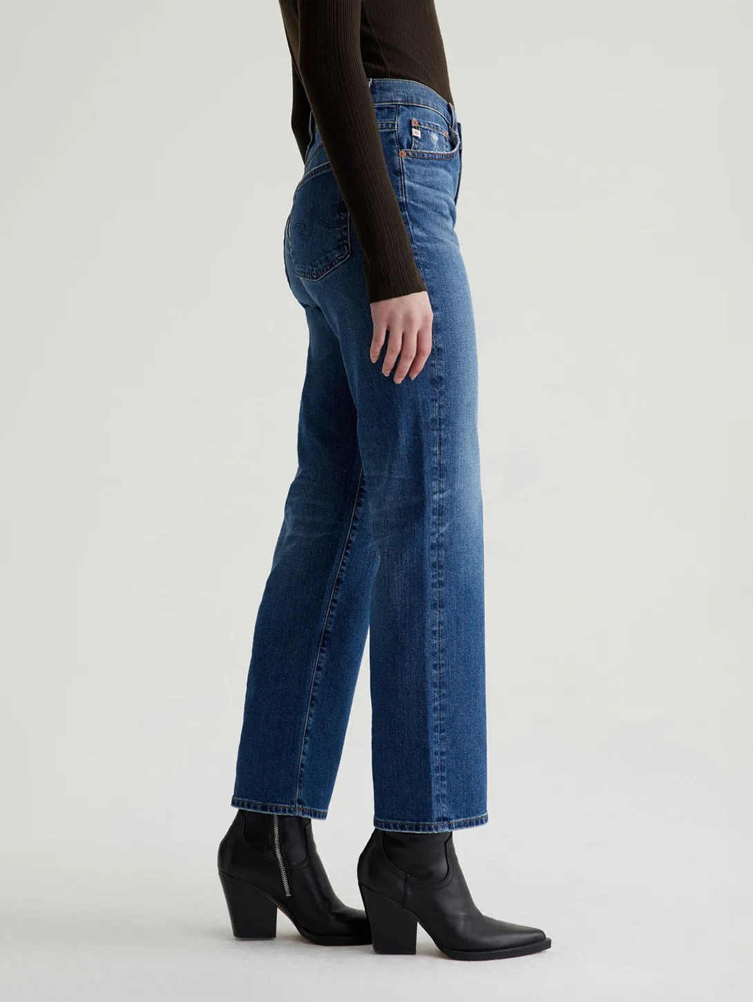 Brinley Mid Rise Straight Jean - 15 Years Prague