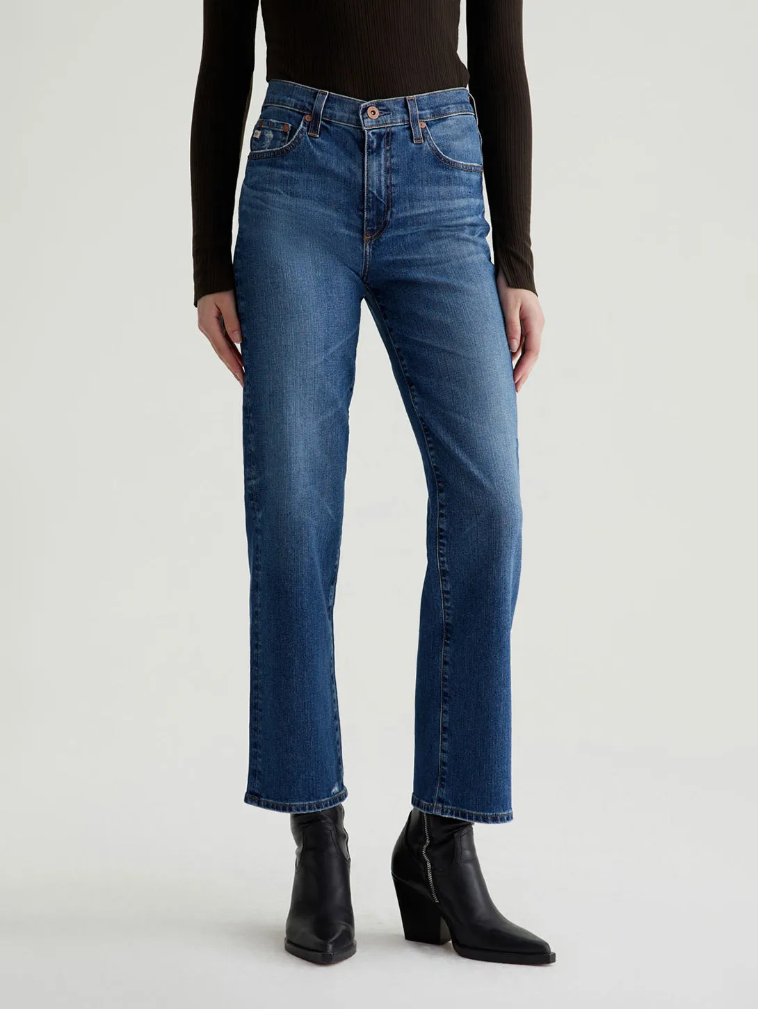 Brinley Mid Rise Straight Jean - 15 Years Prague