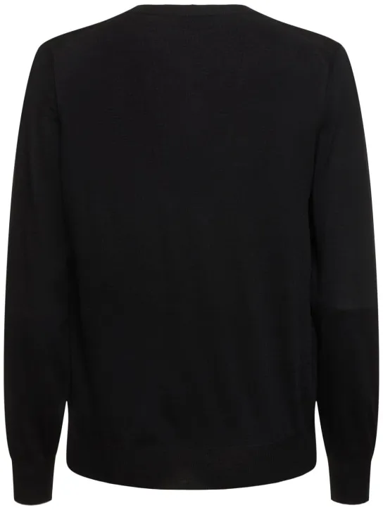Brunello Cucinelli   Wool &amp; cashmere crewneck sweater 