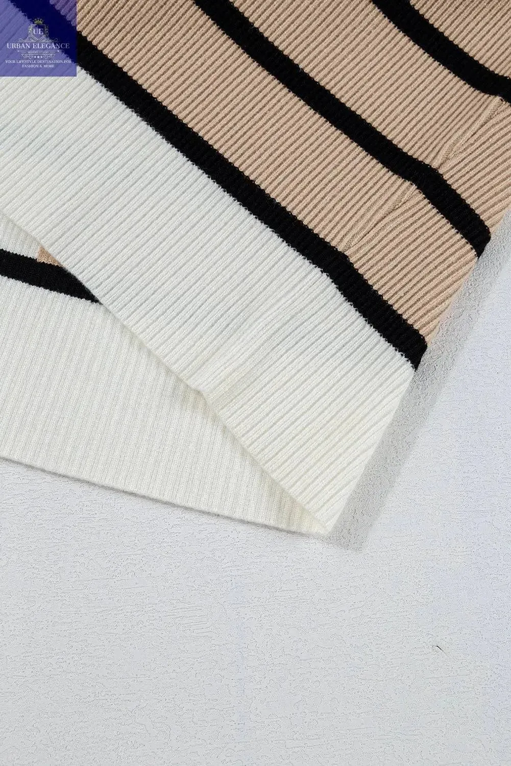 Colorblock Quarter Zip Sweater Vest