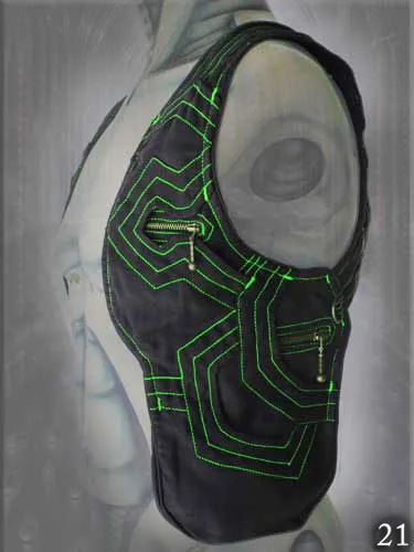 Cyber Tron Holster Vest
