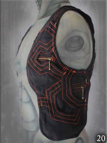 Cyber Tron Holster Vest