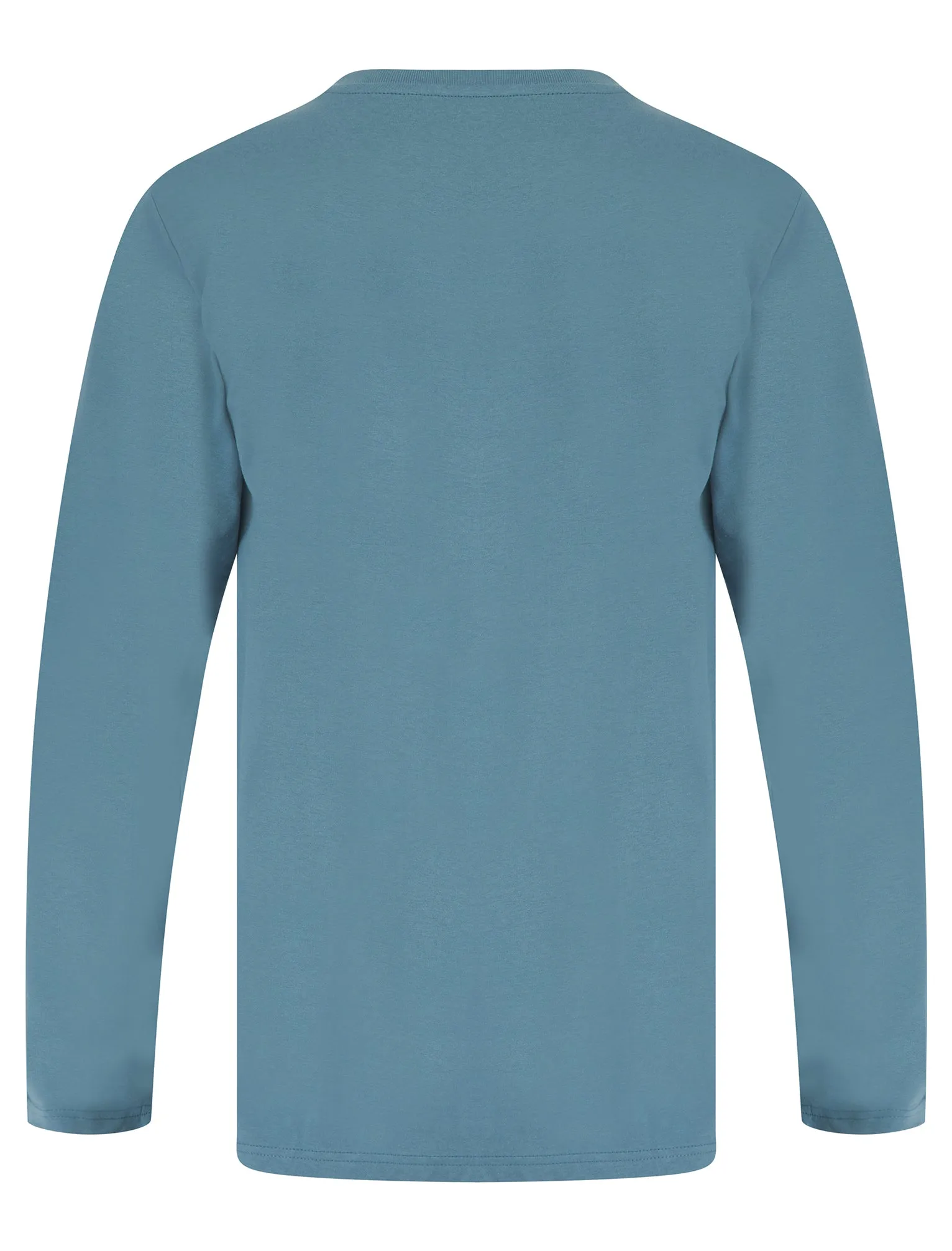 Deen 2pc Long Sleeve Cotton Loungewear Pyjama Set in Provincial Blue - Tokyo Laundry