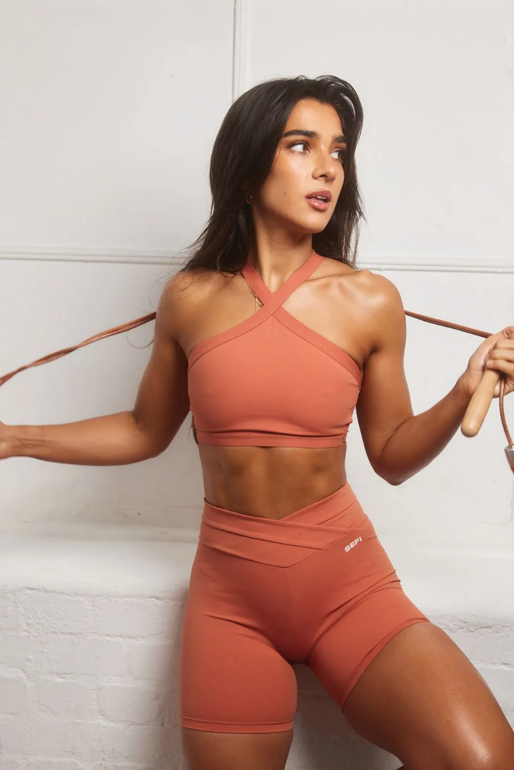 Define Cross Over Shorts - Dusty Orange