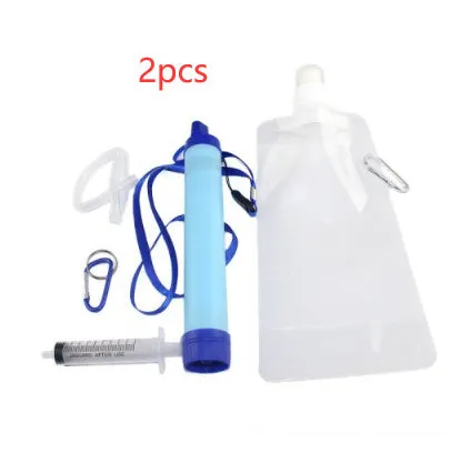 Emergency Survival Drinking Water Filter For Outdoor Picnic