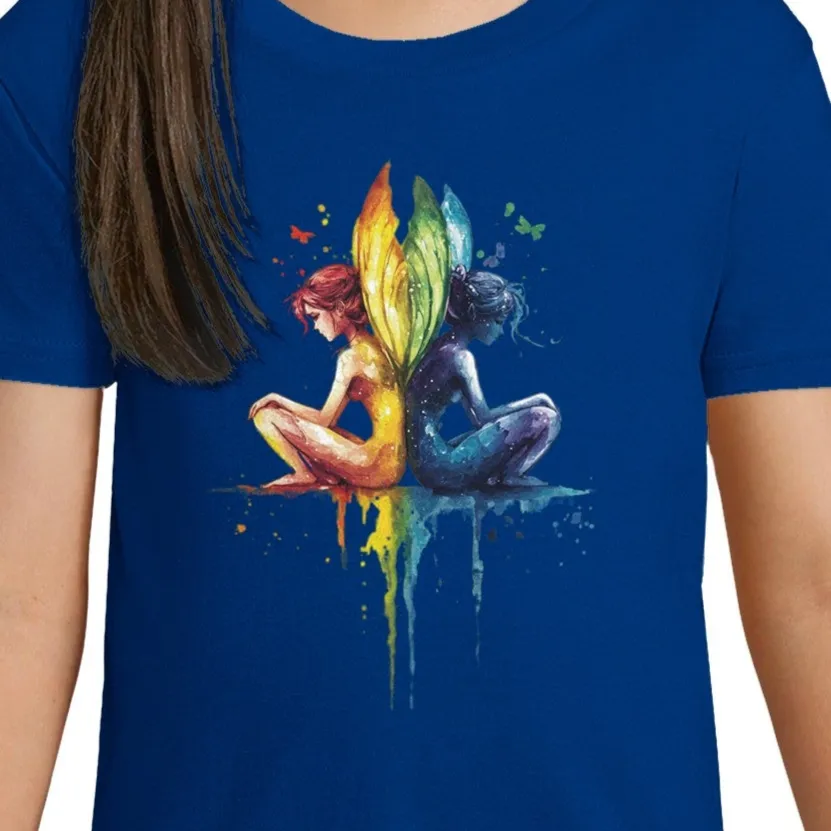 Fairy Sides T-Shirt – buntes Design, umweltfreundliche Baumwolle, Kinder Fairy Sides T-Shirt – buntes Design, umweltfreundliche Baumwolle, bequeme Passform für KinderFit