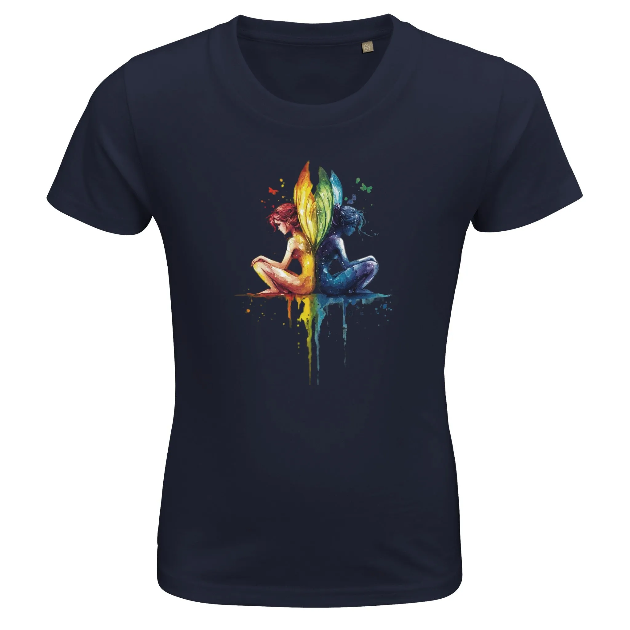 Fairy Sides T-Shirt – buntes Design, umweltfreundliche Baumwolle, Kinder Fairy Sides T-Shirt – buntes Design, umweltfreundliche Baumwolle, bequeme Passform für KinderFit