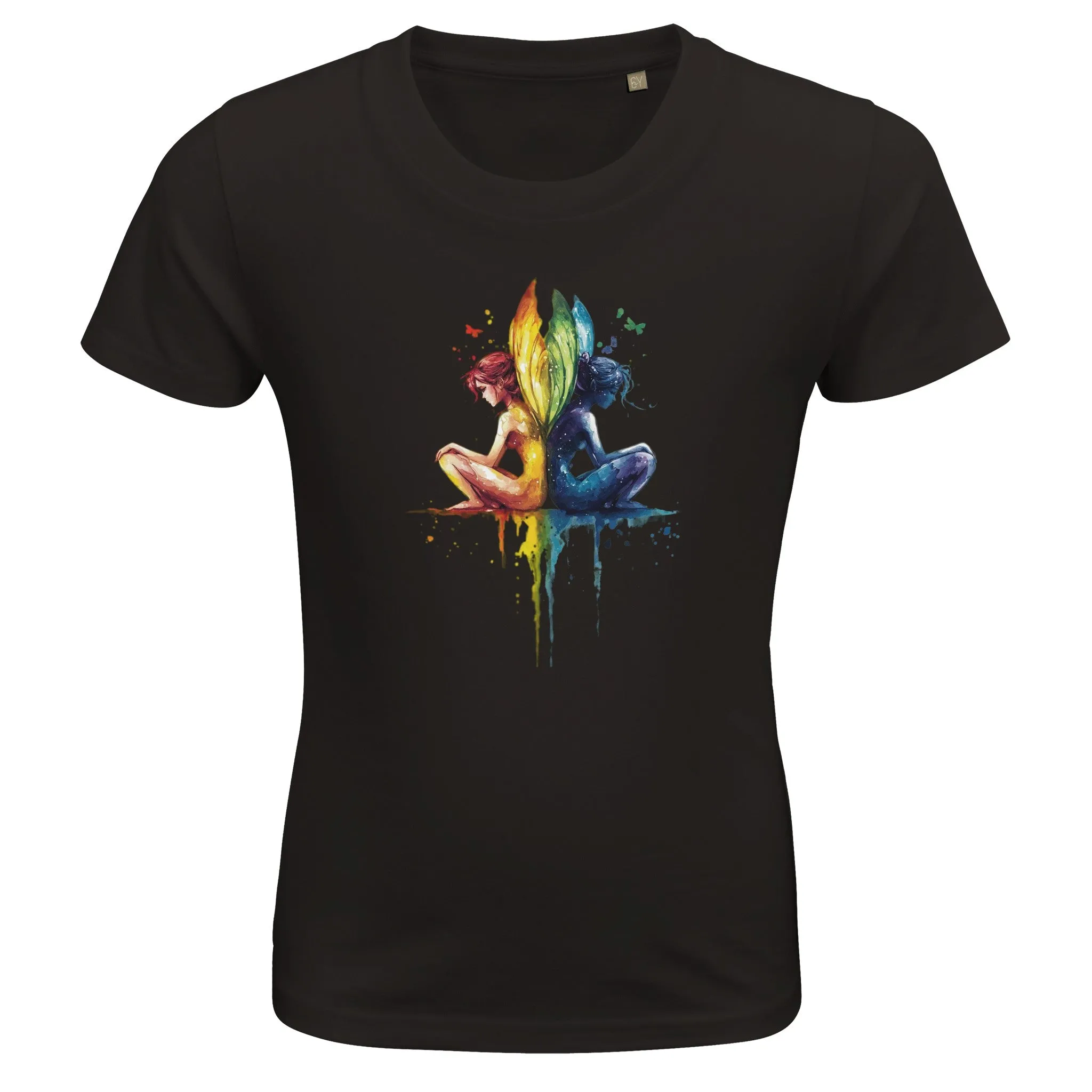 Fairy Sides T-Shirt – buntes Design, umweltfreundliche Baumwolle, Kinder Fairy Sides T-Shirt – buntes Design, umweltfreundliche Baumwolle, bequeme Passform für KinderFit
