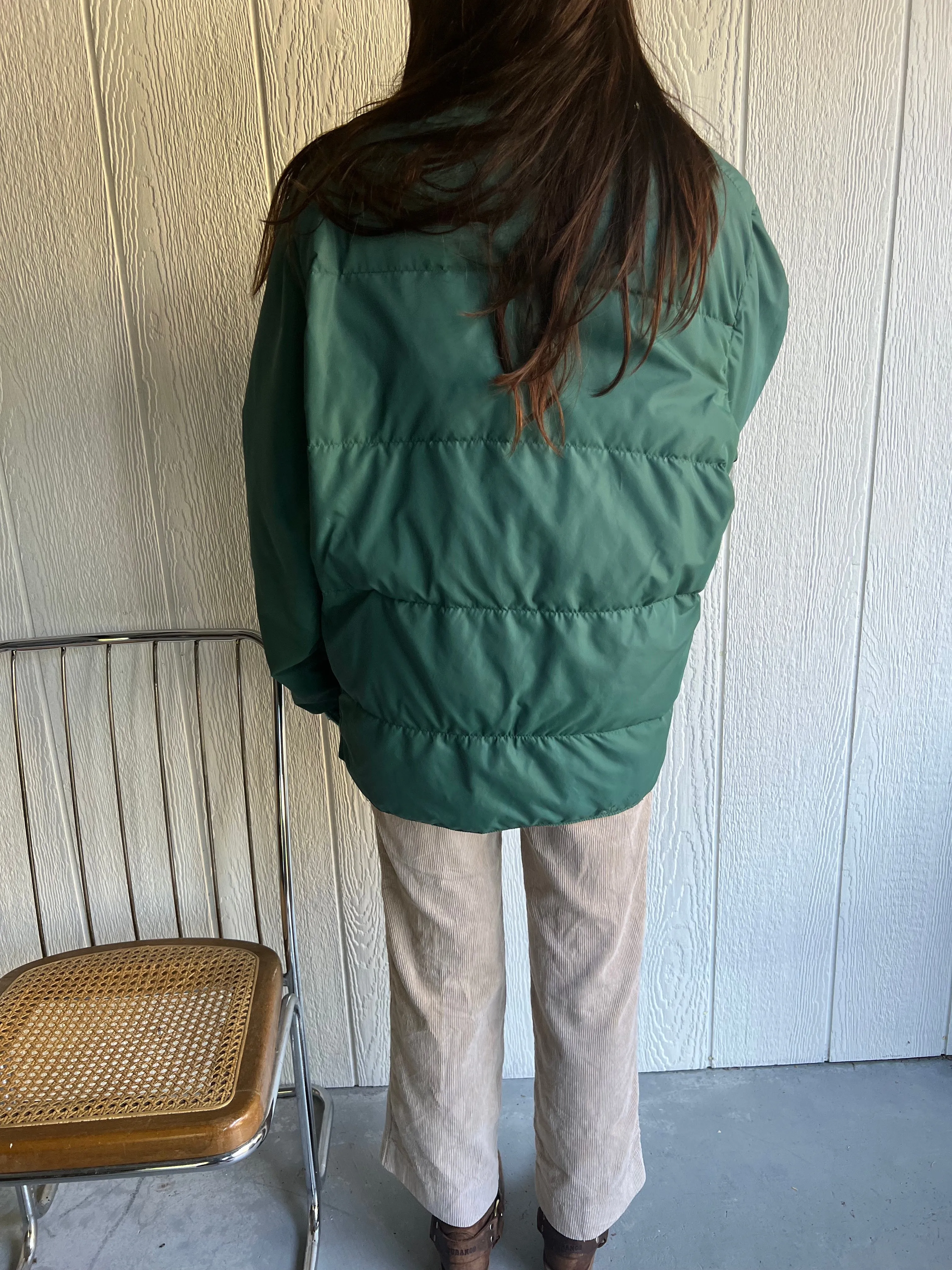 Forest Green Puffer Jacket