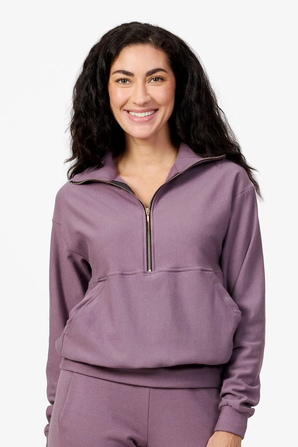 Freedom Half Zip Sweatshirt in Ephemera