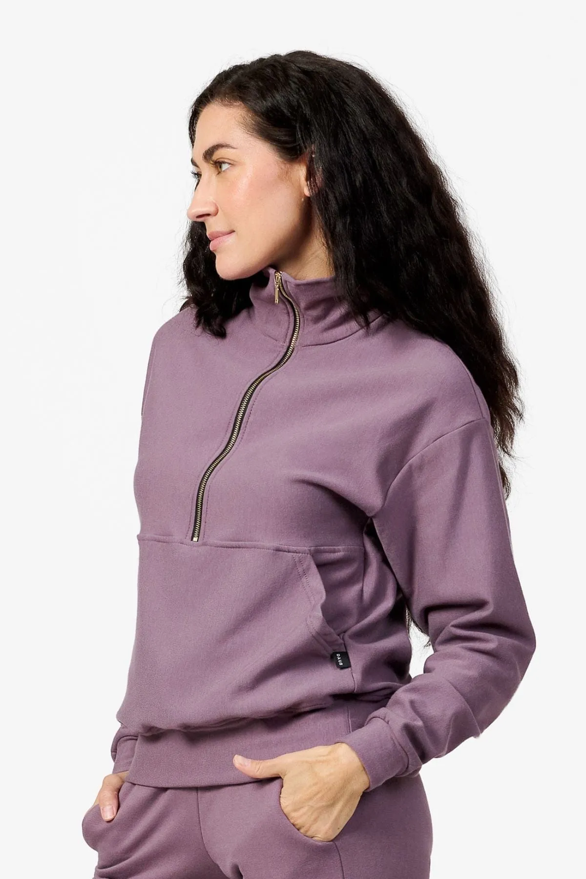 Freedom Half Zip Sweatshirt in Ephemera