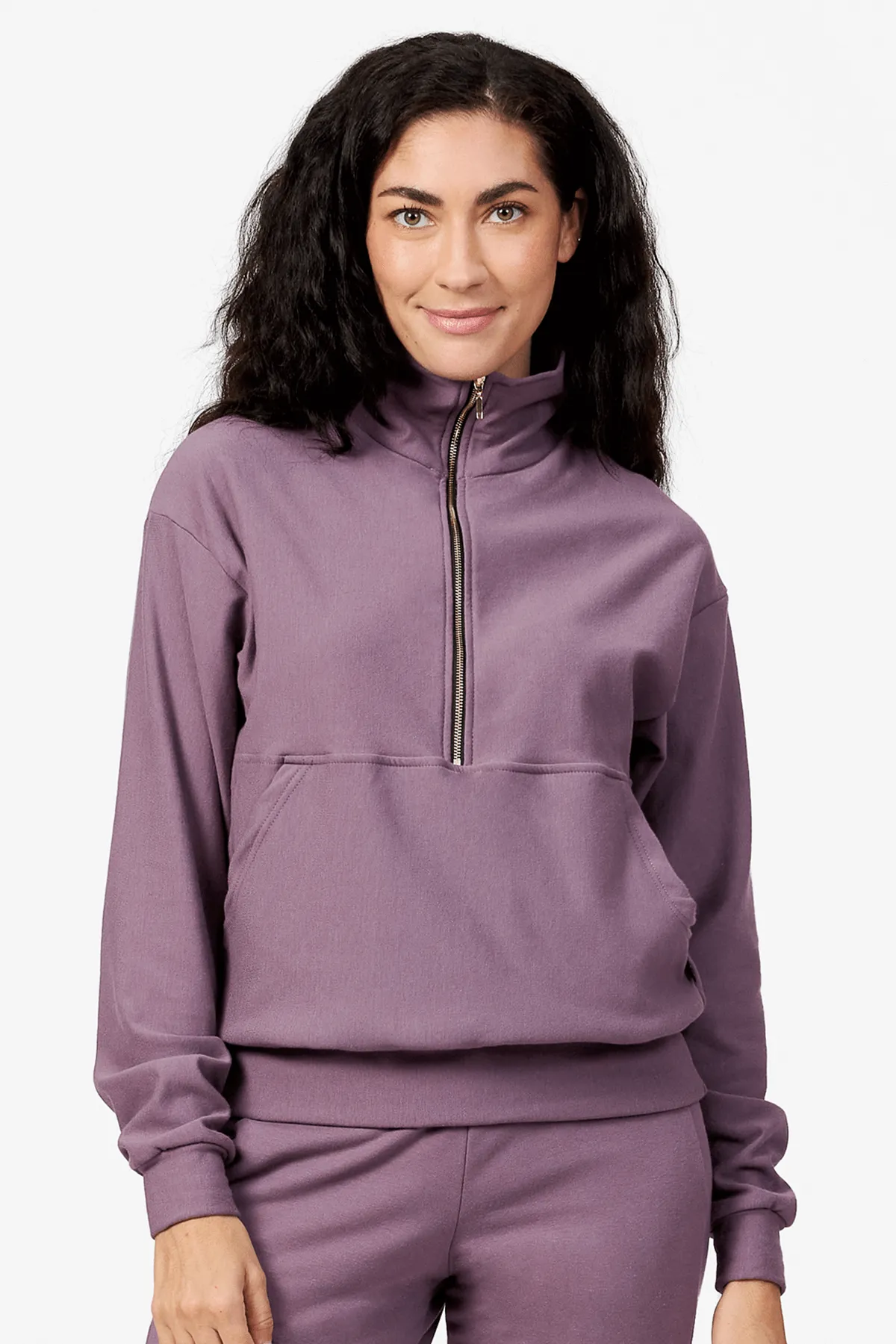 Freedom Half Zip Sweatshirt in Ephemera