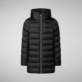 Girls' animal free Puffer coat Oriana in Black