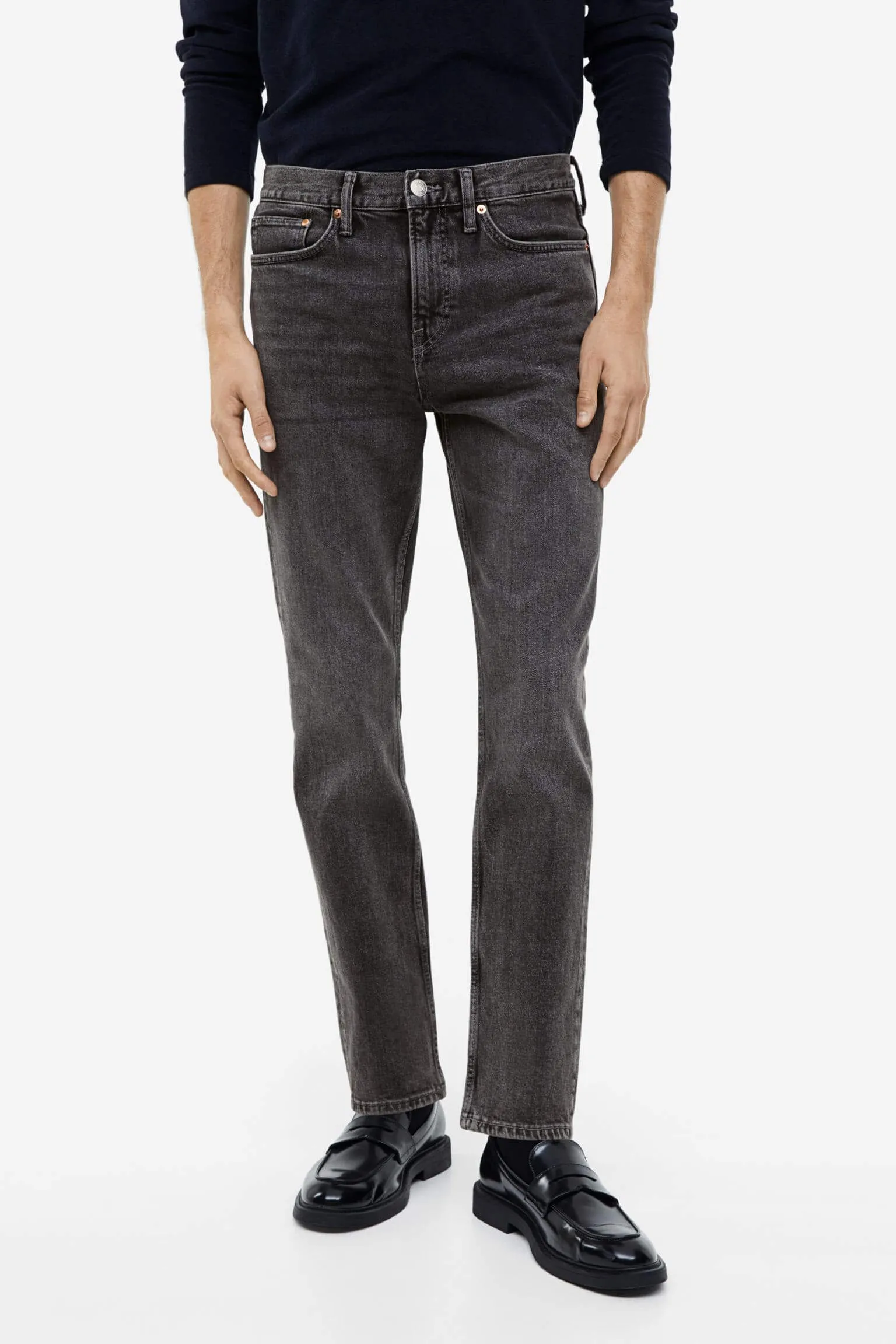 H&M Slim jeans, dark gray
