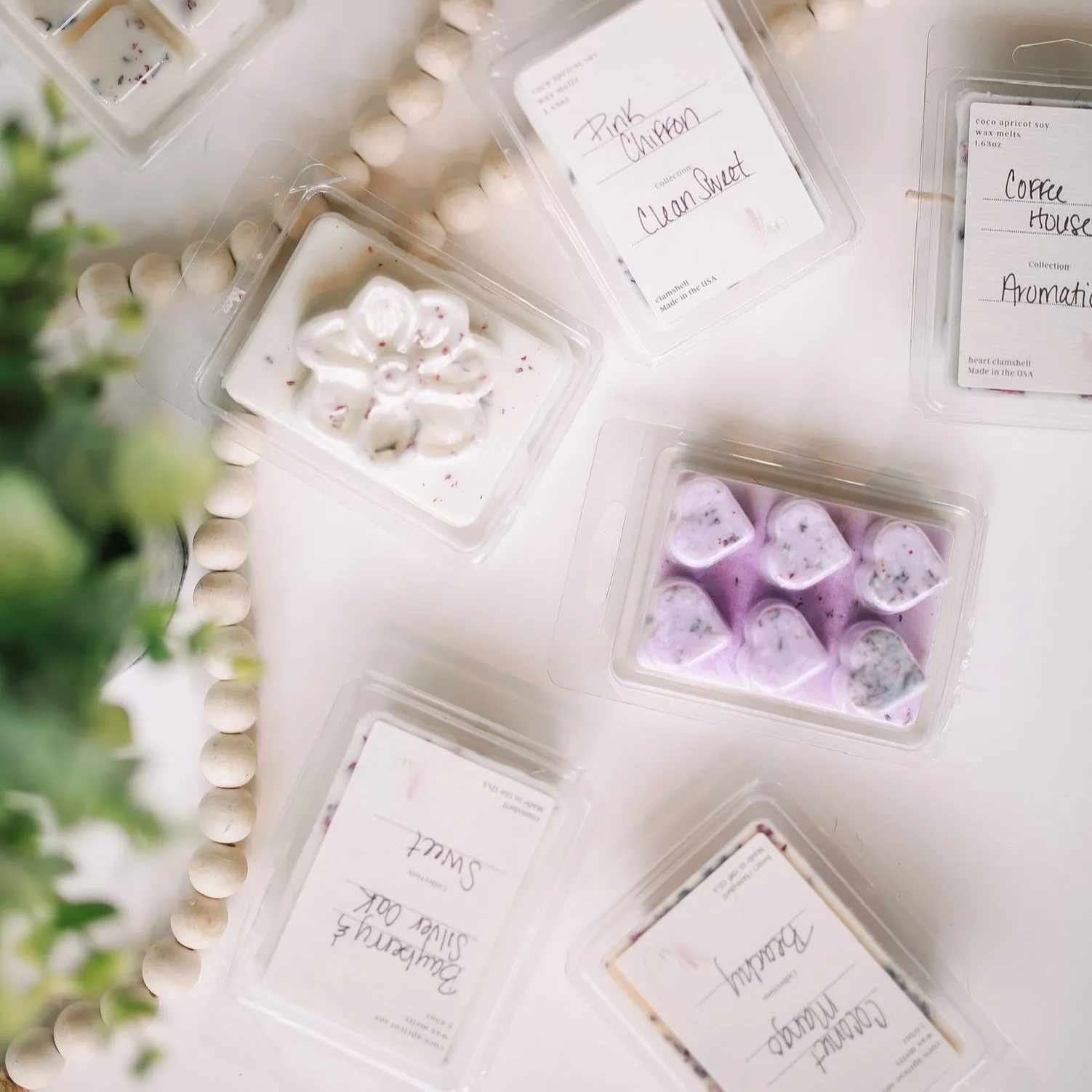Heart Shaped Clamshell Wax Melts