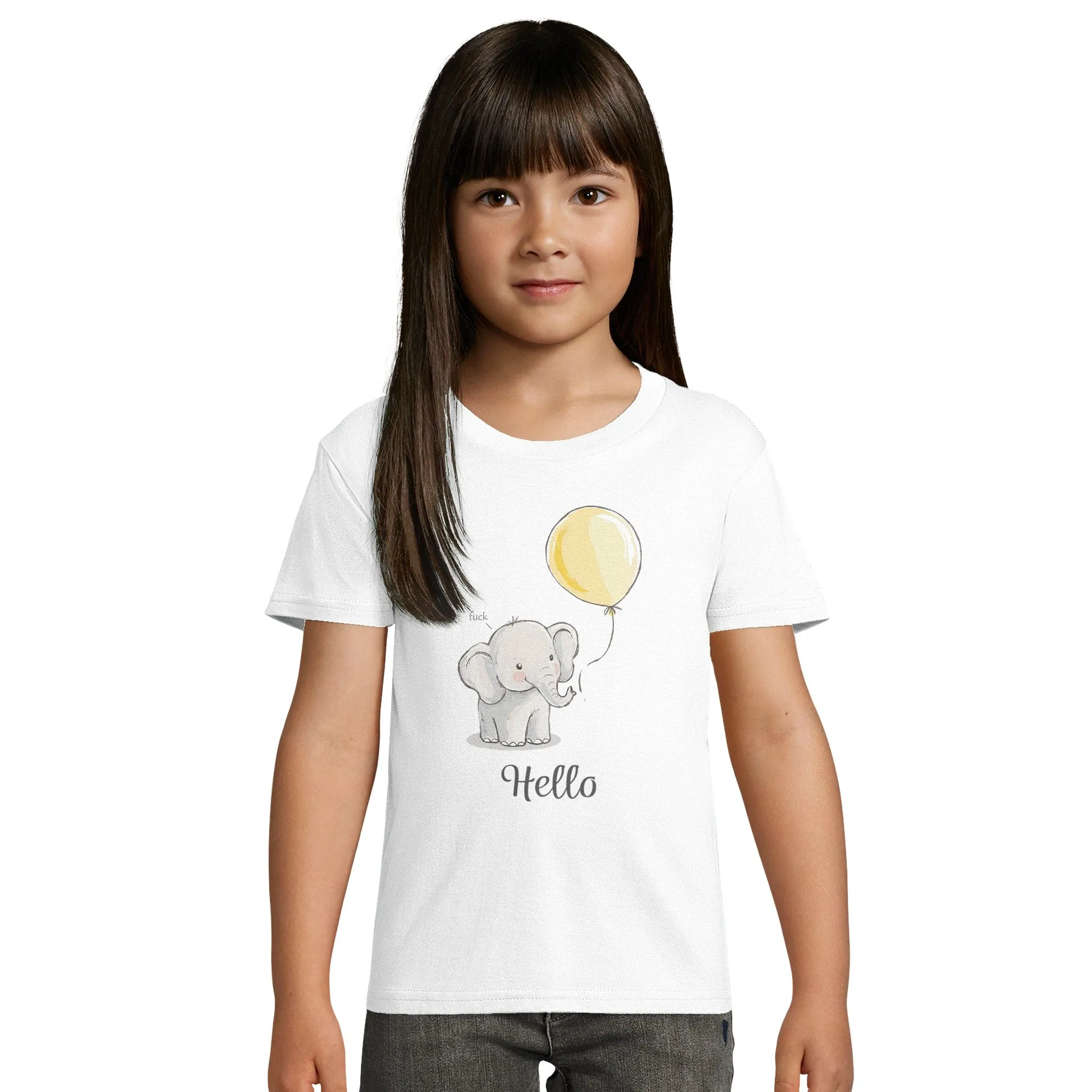 Hello T-Shirt – farbenfrohes Design, umweltfreundliche Baumwolle, bequeme Passform für Kinder