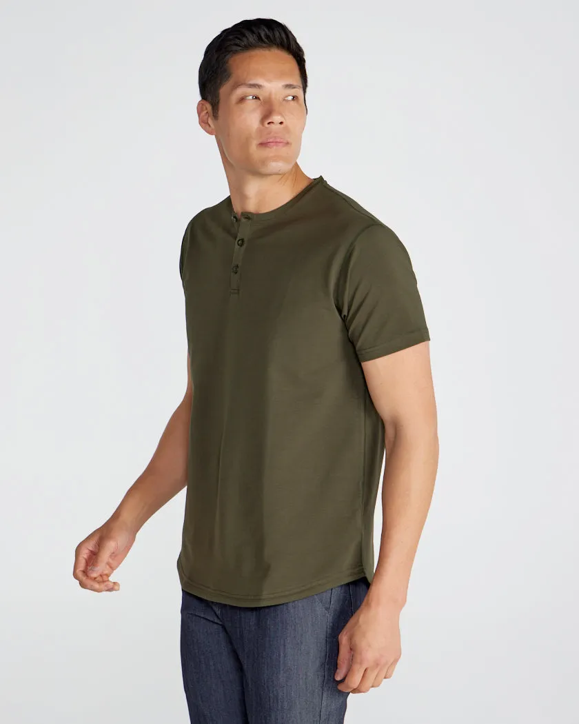 Henley Drop-Cut: LUX <!-- Size XXXL -->