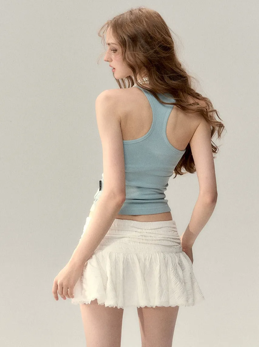 Hot Girl Suspender Knit Vest Camisole
