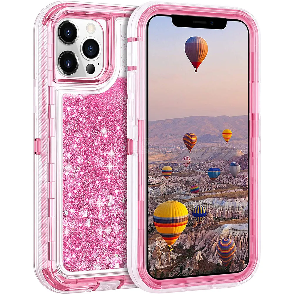 iPhone 12 Pro Max (6.7") Liquid Defender Case, Pink