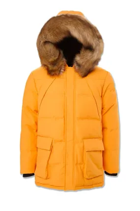 Jc Fur Hood Jacket (Pollen) - JC91537PLN