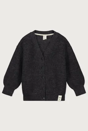 Knitted Cardigan RWS | Black Melange