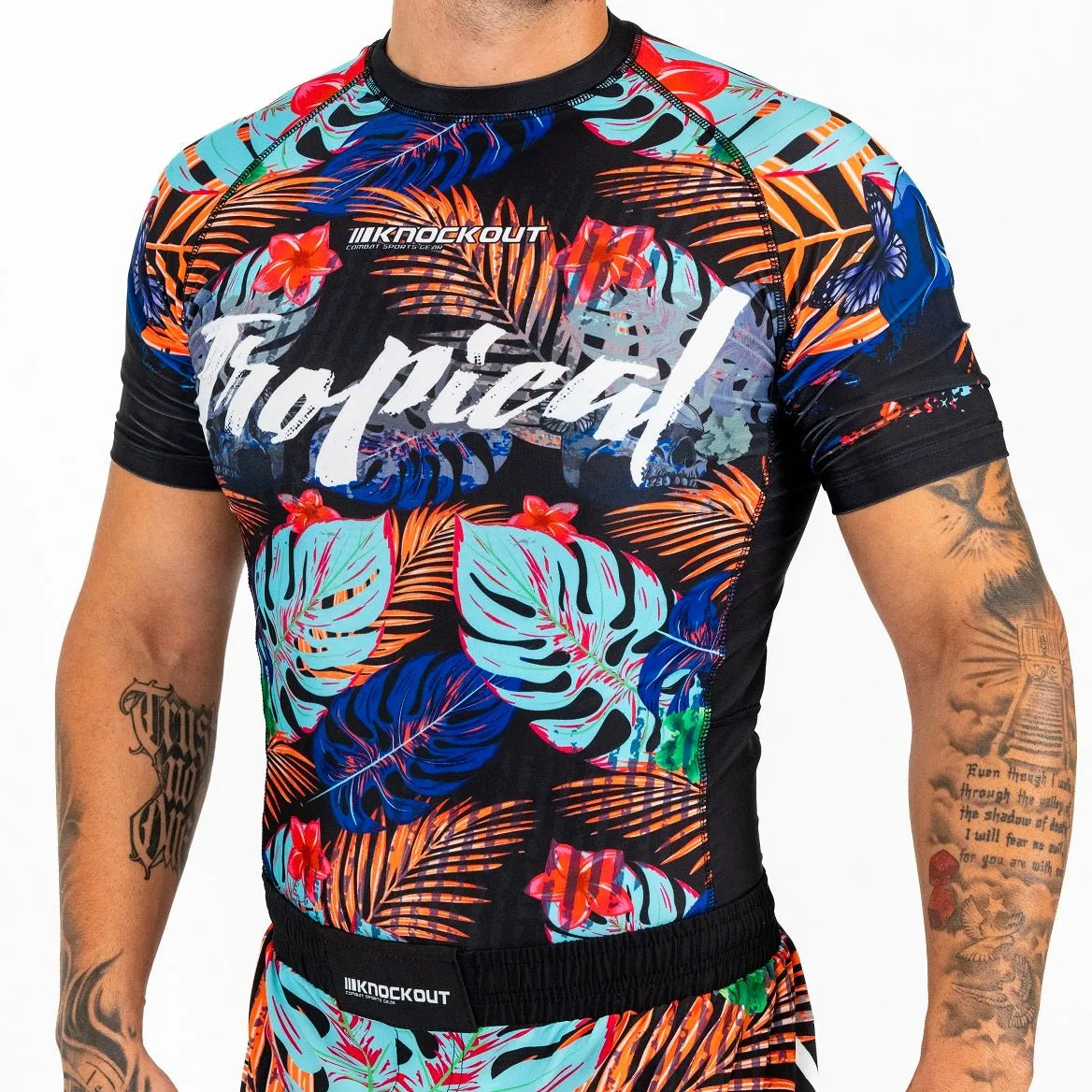Knockout Tropical Compression T-Shirt