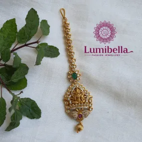 Laxmi Small Nethi Chutti With Golden Beads