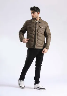 Leather Effect Pufeer Jacket