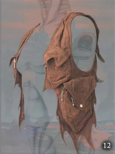 Lemurian Cyber Holster Vest - UV festival psy wear