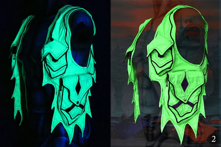 Lemurian Cyber Holster Vest - UV festival psy wear