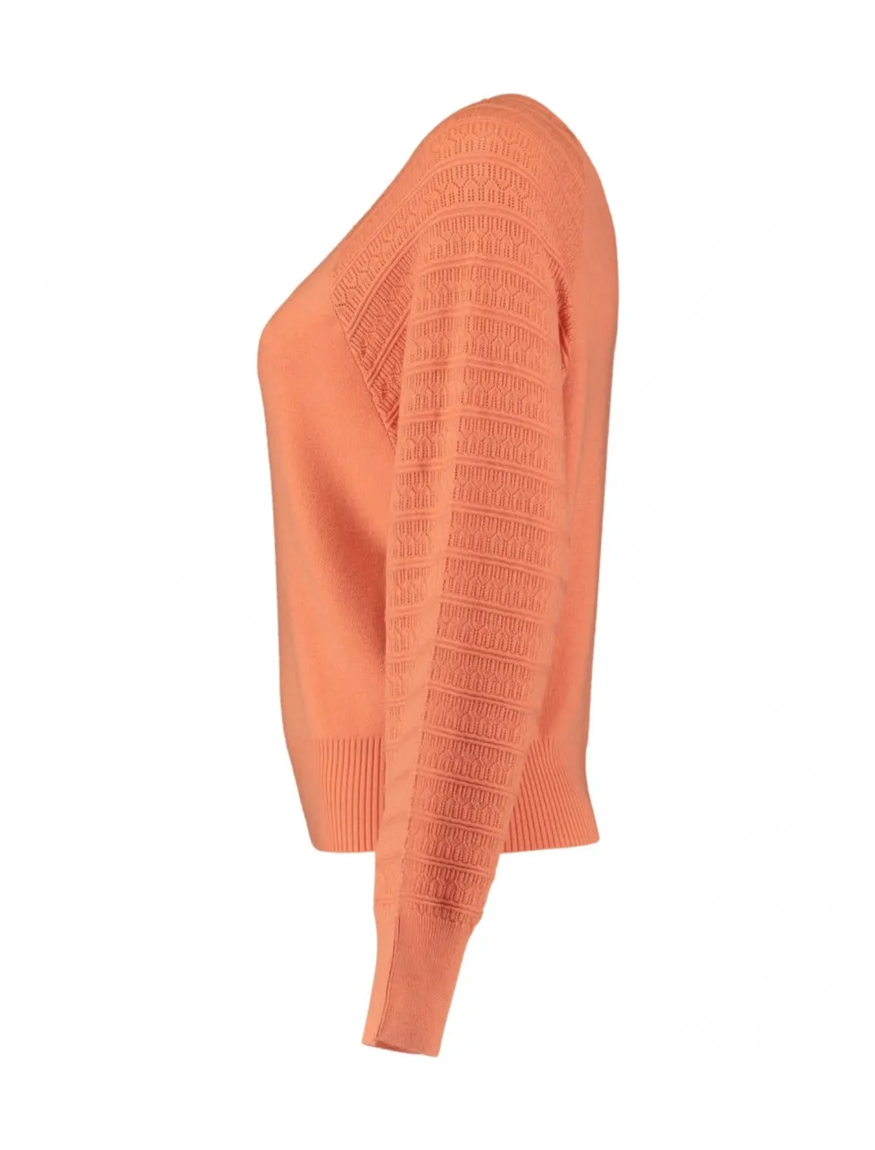 Luna Apricot Raglan Sleeve Jumper