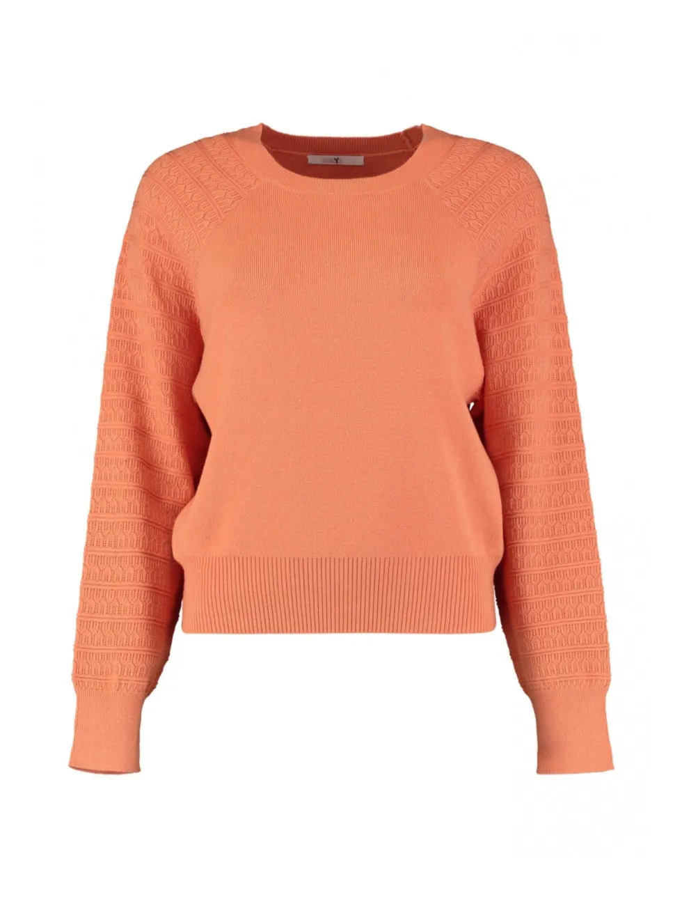 Luna Apricot Raglan Sleeve Jumper