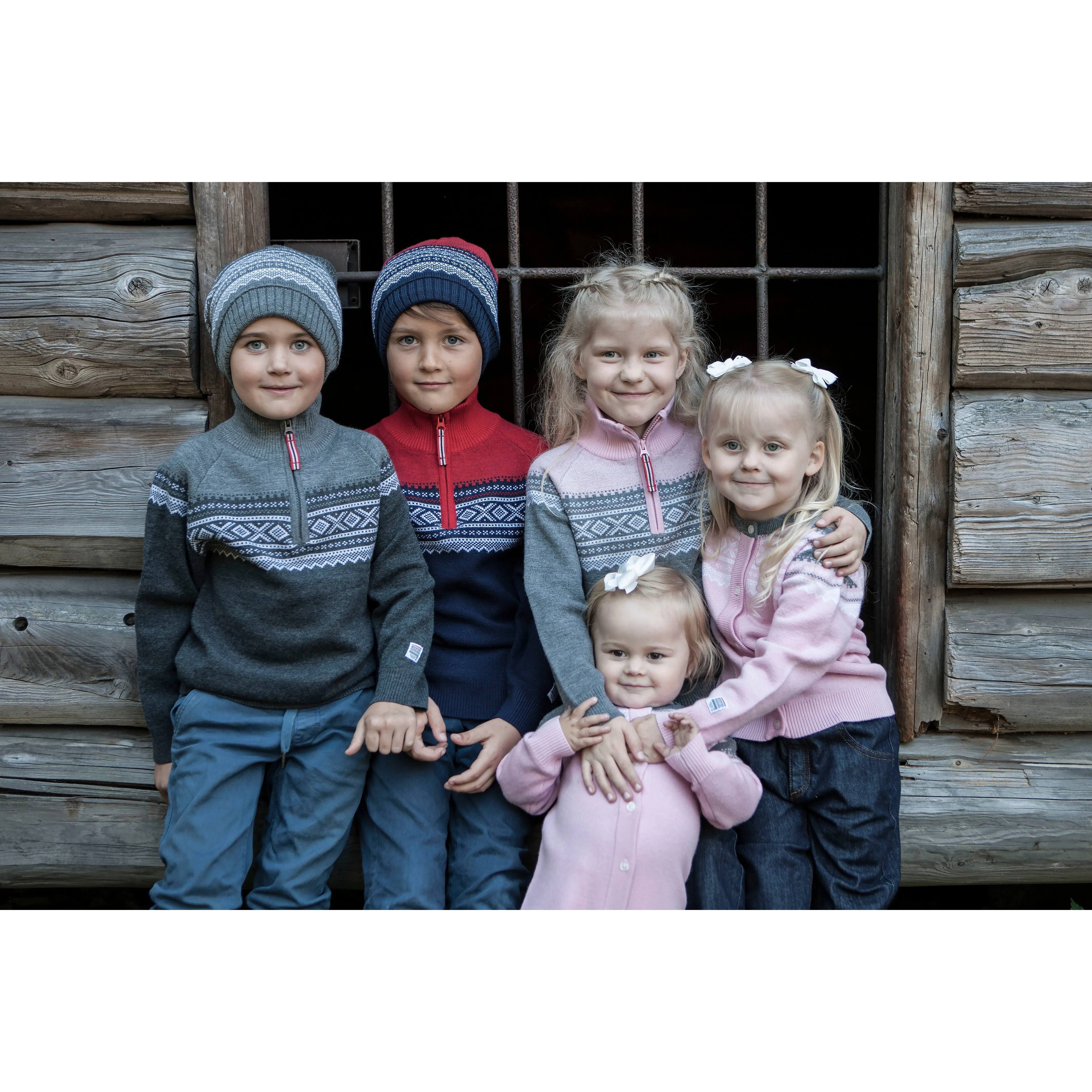 Marius Kids Kids&#x27; Wool Sweater with Zip Mesa Rose | Buy Marius Kids Kids&#x27; Wool Sweater with Zip Mesa Rose here | Outnorth