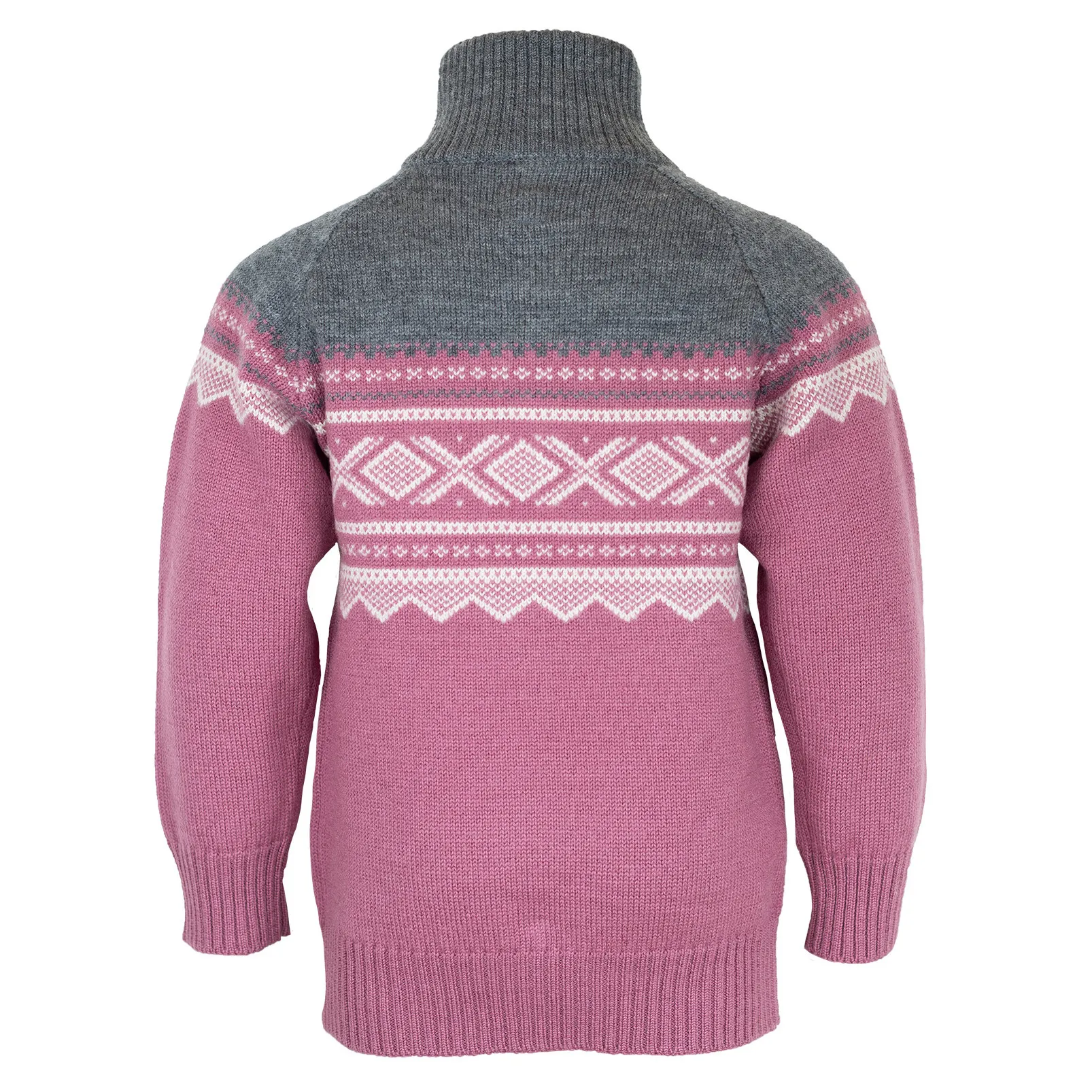 Marius Kids Kids&#x27; Wool Sweater with Zip Mesa Rose | Buy Marius Kids Kids&#x27; Wool Sweater with Zip Mesa Rose here | Outnorth